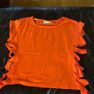 Daydreamer XS orange side cut out top